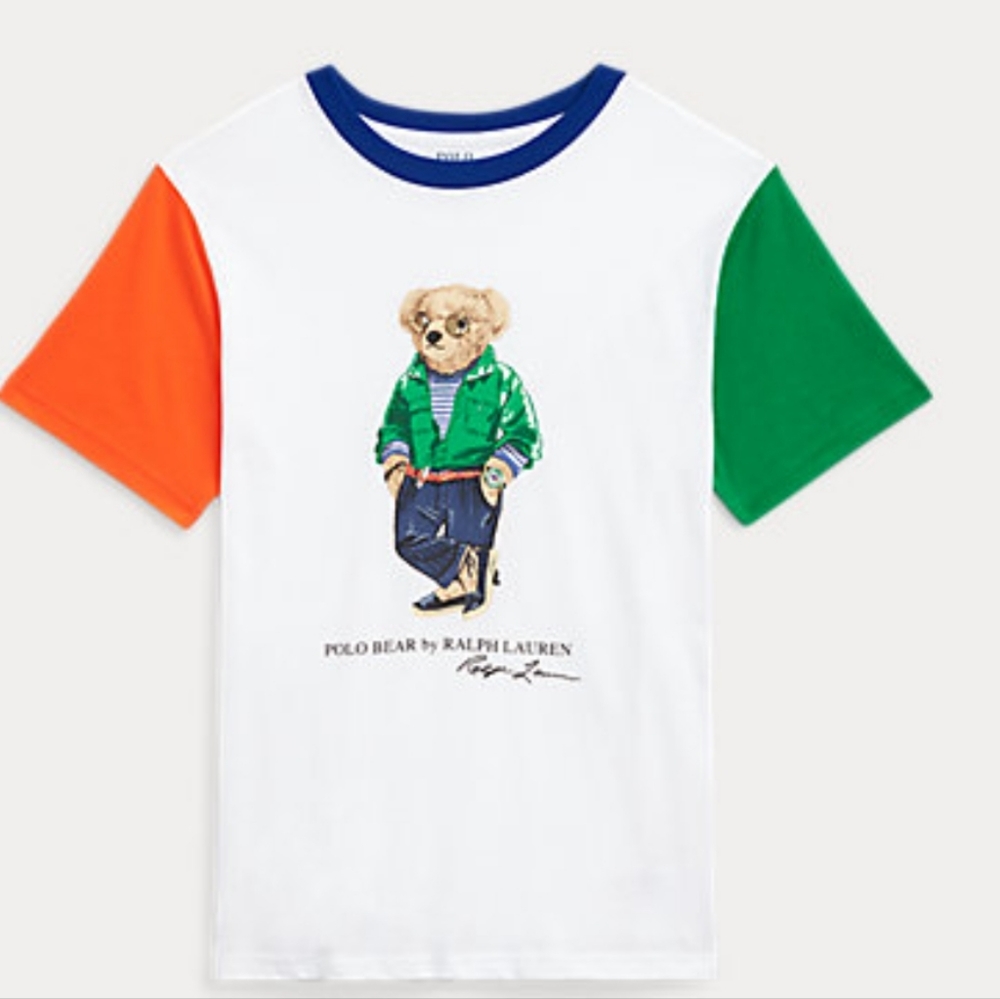 Polo Bear Cotton Jersey Tee